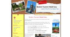 Desktop Screenshot of boston-tourism-made-easy.com